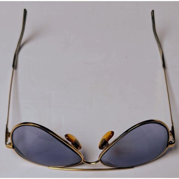 Luxottica Challenger Eyeglasses FRAMES ONLY 135 Gold Electroplated Italy main image 9